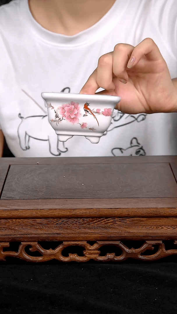 【闪购商品】紫砂20CM以下紫砂 釉盆内口径7/4