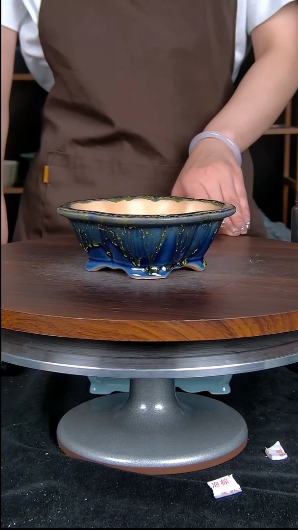 【闪购商品】紫砂20CM以下紫砂釉盆内口径13.5/12.5/4.5