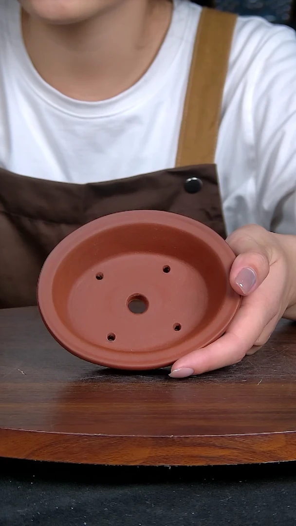 【闪购商品】紫砂20CM以下紫砂釉盆内口径10/8/2.5