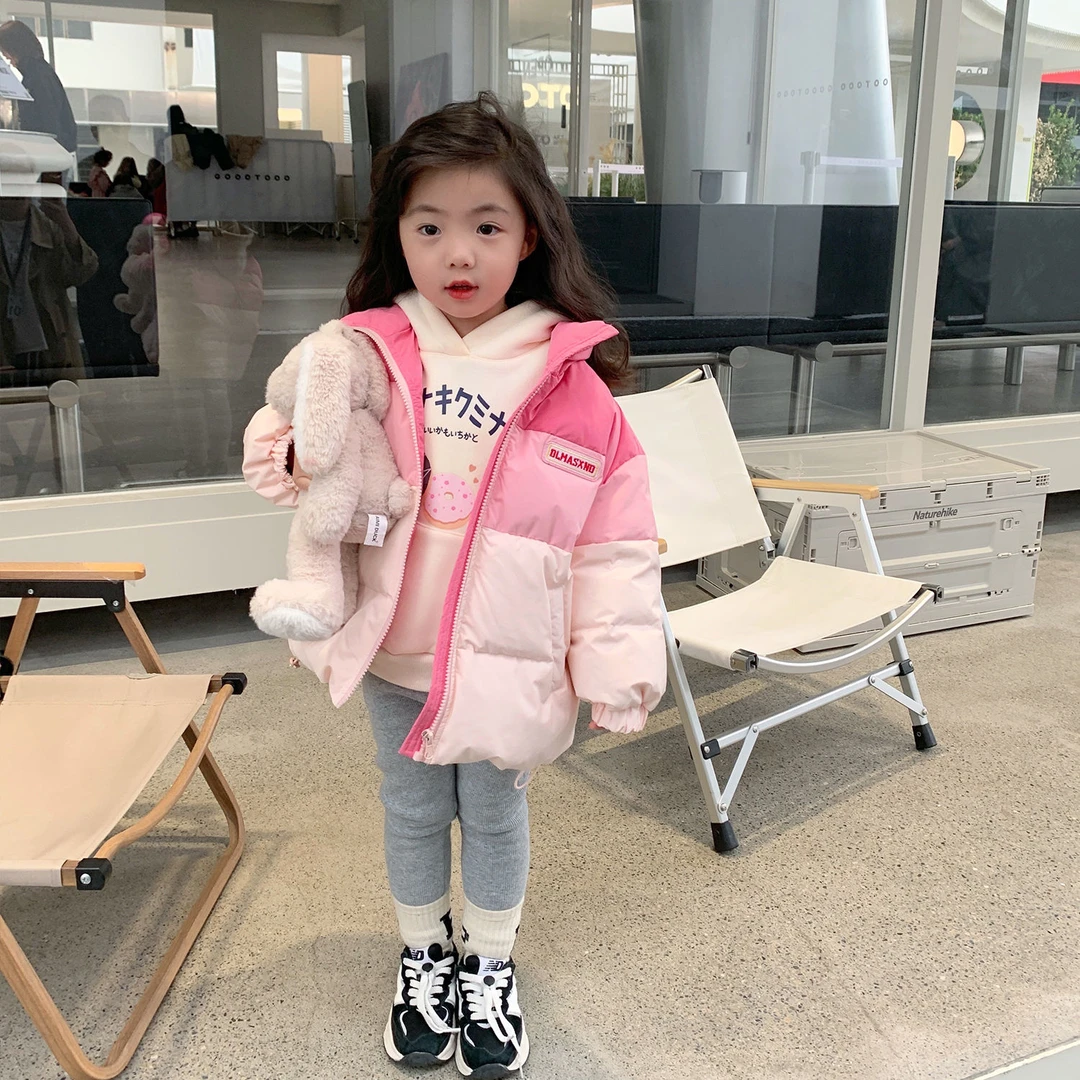 女童棉衣冬装2023新款小女孩宽松棉服外套中大童冬季洋气棉袄