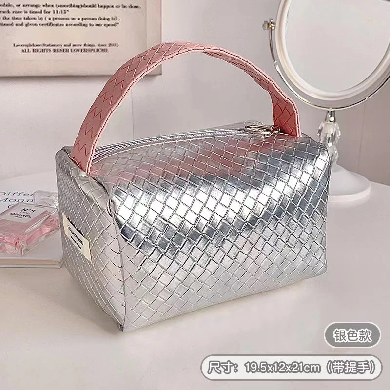 【简约】轻奢化妆包大容量便携旅行洗漱化妆品化妆刷收纳袋