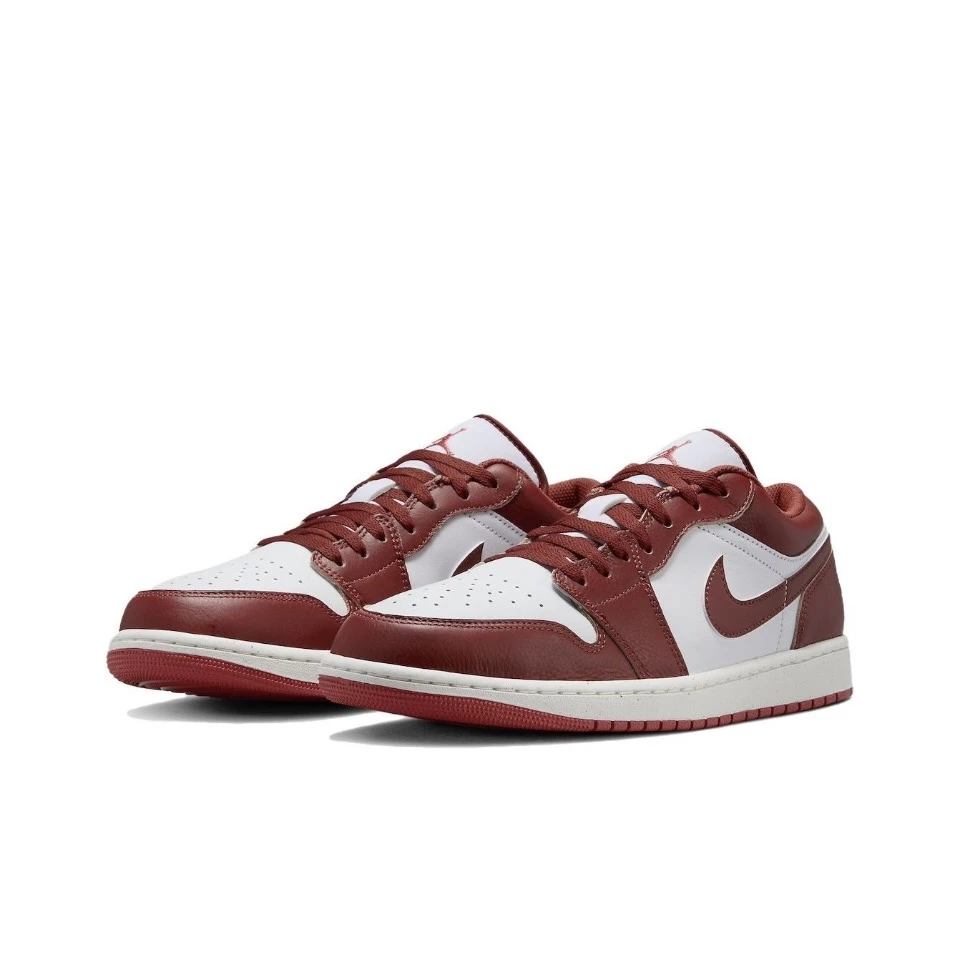 Air Jordan 1 Low AJ1白红沙丘红男款低帮百搭休闲板鞋FJ3459-160