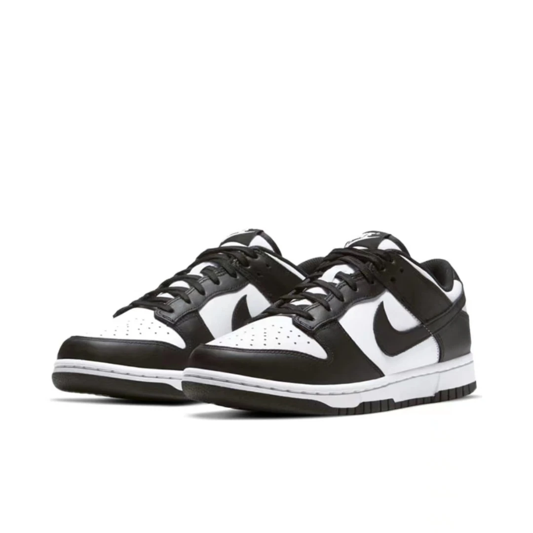 Nike耐克Dunk Low Retro黑白熊猫男女同款低帮休闲板鞋DD1391-100