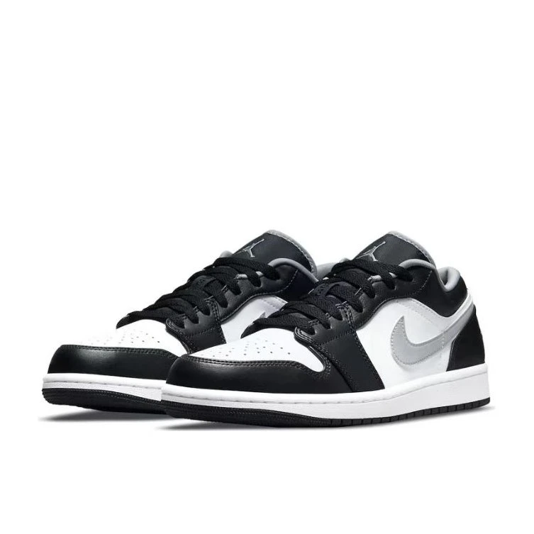 Air Jordan 1AJ1影子灰男女同款低帮运动休闲板鞋黑白553558-040