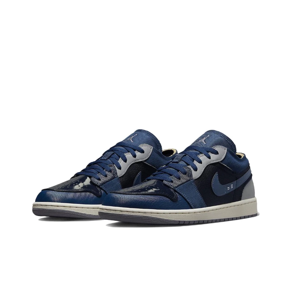 耐克Air Jordan 1 LOW SE防滑耐磨低帮 复古篮球鞋蓝色DR8867-400