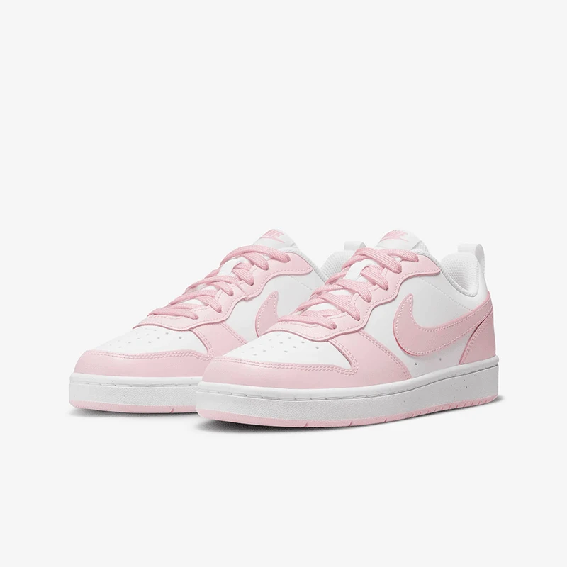Nike耐克CourtBoroughLow2GS女款粉色低帮夏季休闲板鞋DQ0492-100