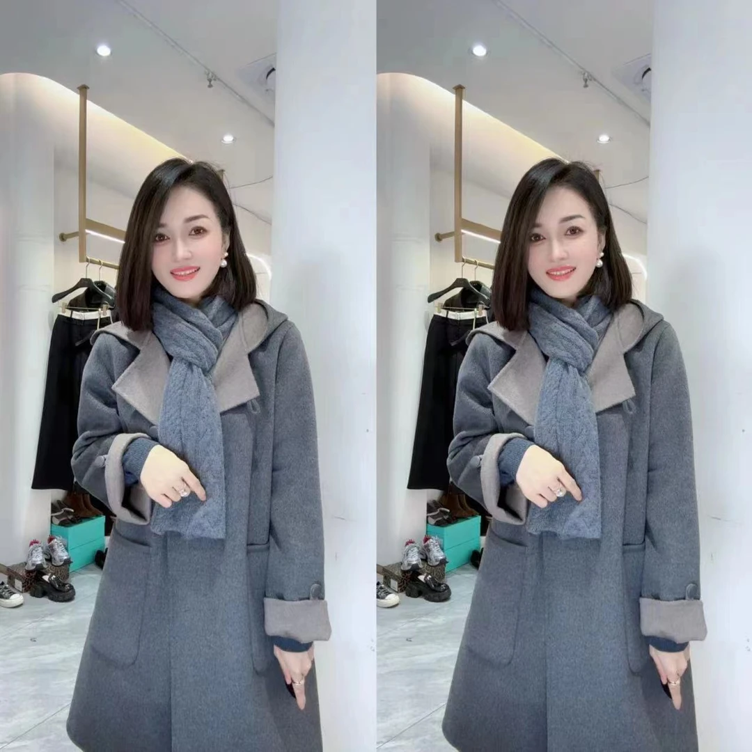 【少琴家】2024新款时尚秋冬连帽冬季休闲外套