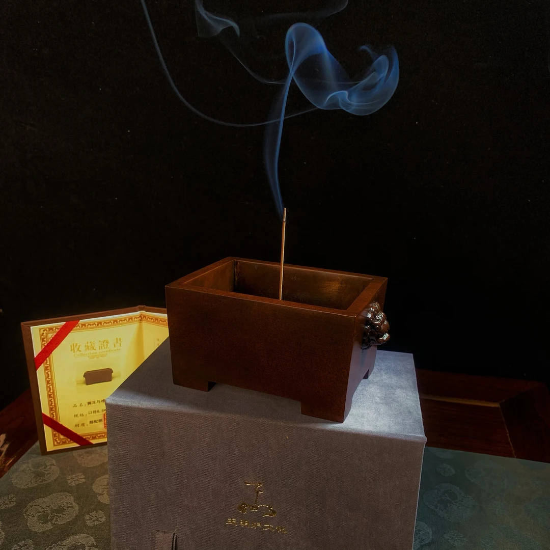 多坤、精炼铜马槽香炉姑苏王明制苏工手工制作