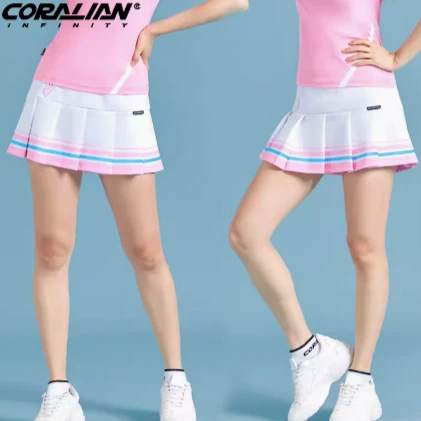 可莱安羽毛球女裤裙夏季韩国正品进口透气速干网球裙运动裙裤短裙