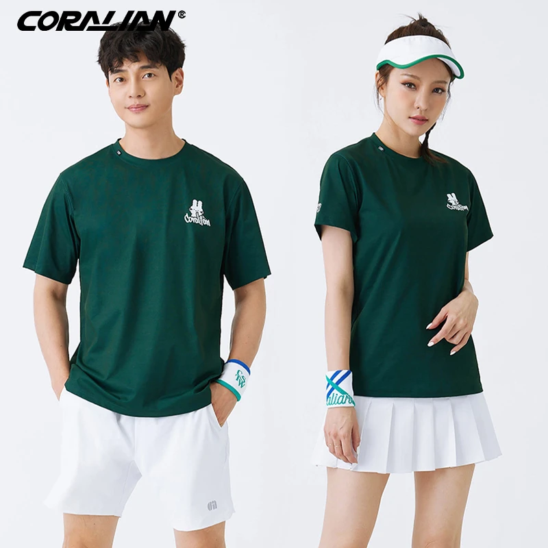 可莱安羽毛球服女套装男女同款透气速干时尚宽松运动日常服装