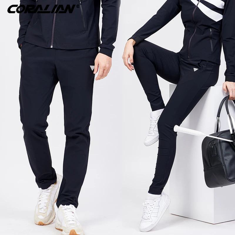 可莱安韩国羽毛球服女夏季2023新款长裤男透气速干时尚修身运动裤