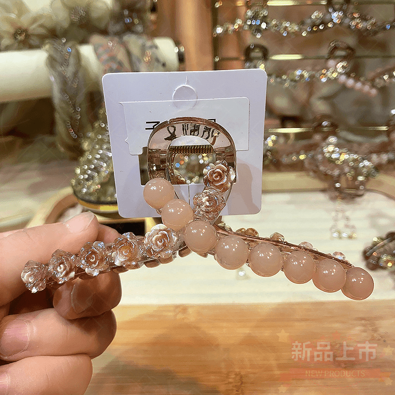 弈唯13厘米大号白月光抓夹气质网红时尚百搭简约韩版优雅大抓夹