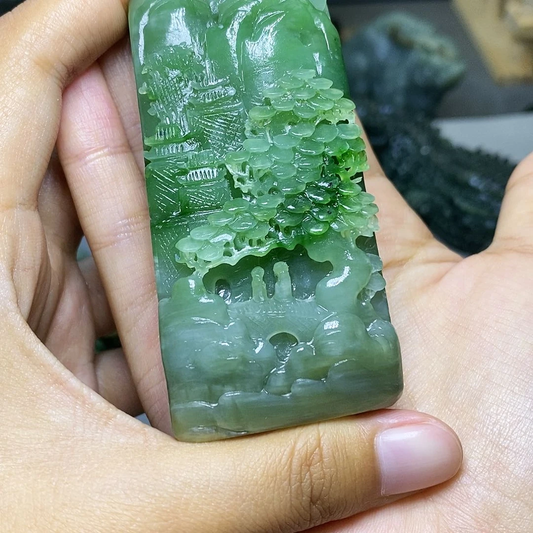 【闪购商品】和田玉和田玉未镶嵌雾**花