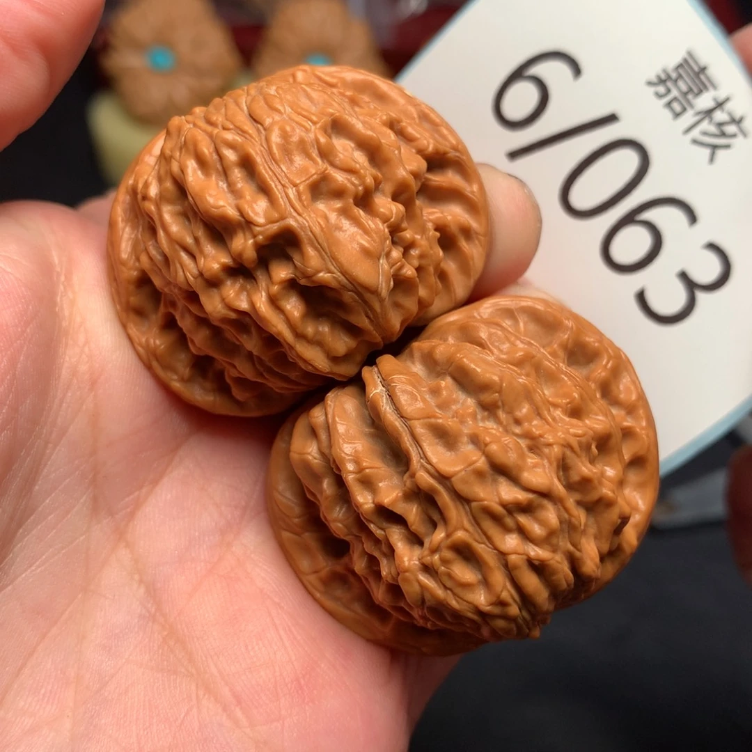 文玩核桃把件球磨40