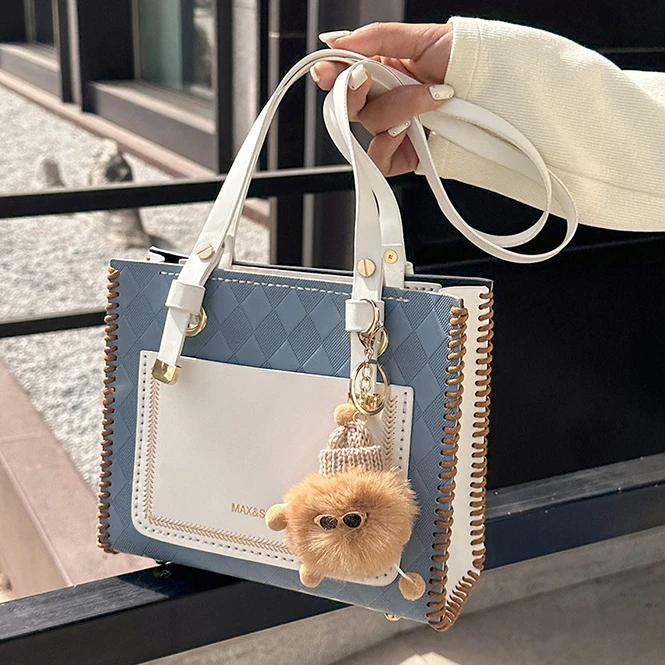 女生包包diy自制材料包时尚单肩包手工编织小方包送女友闺蜜礼物