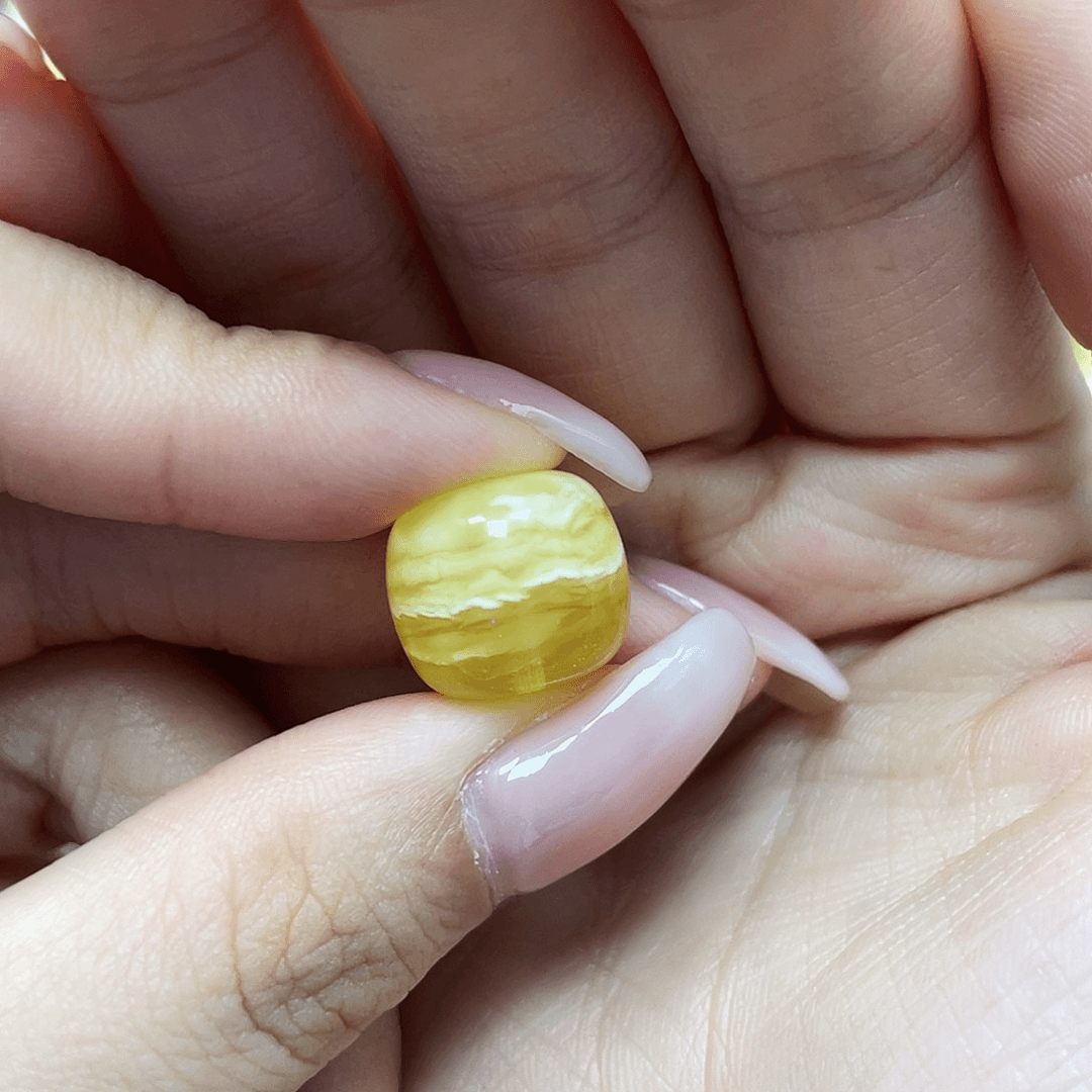 蜜蜡裸石未镶嵌老型13.5✖️12.1mm金沙