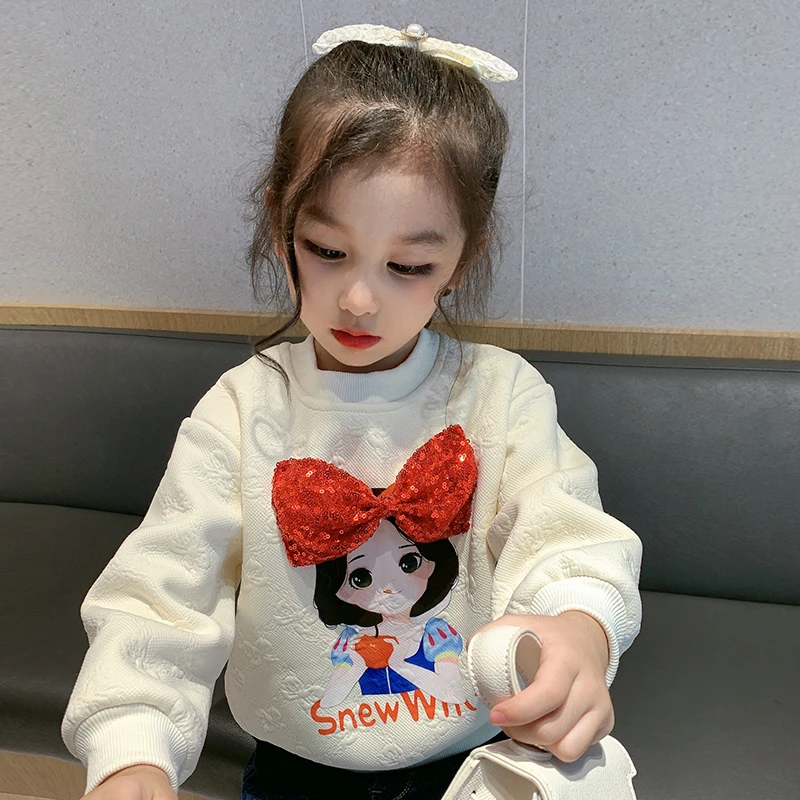 【现货卖完】小沐沐女童爱莎加绒冬装2022新款一体绒卫衣