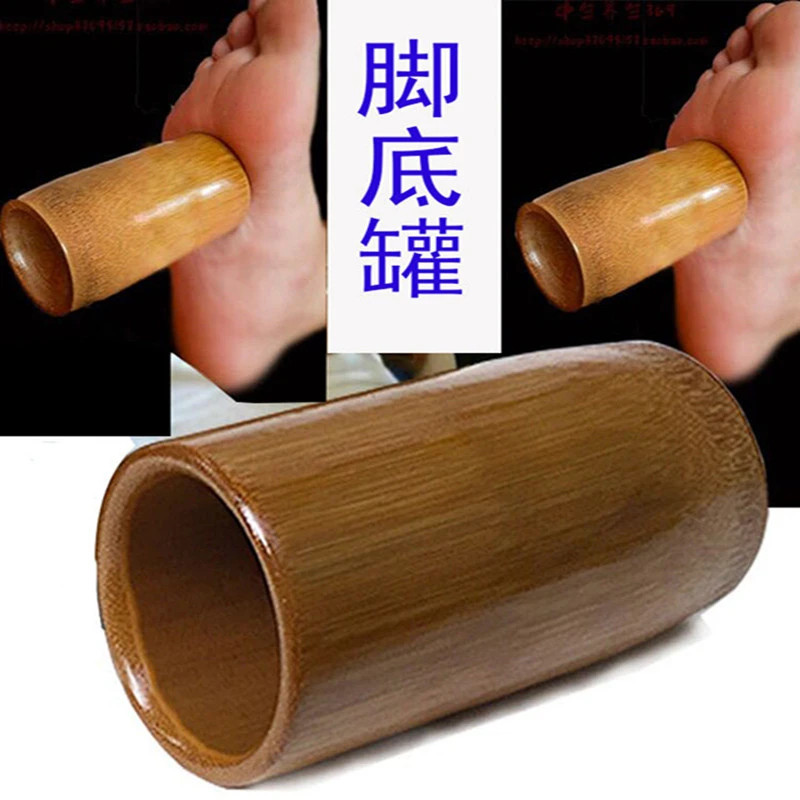 涌泉穴足底脚底专用罐竹罐木罐竹筒罐竹吸筒水煮罐足疗店用家用装