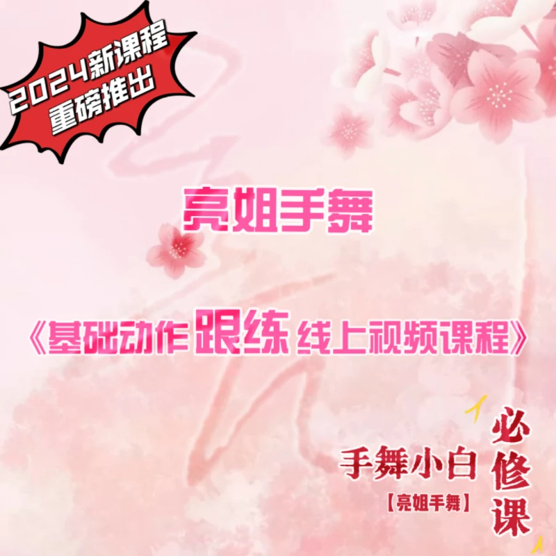 亮姐手舞《基础动作跟练线上视频课程》