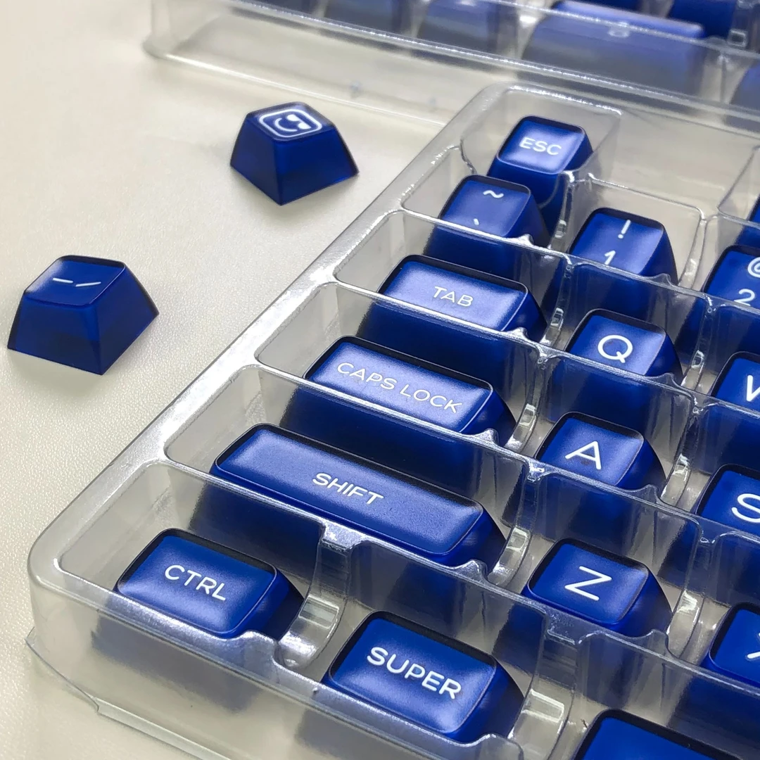 元创外设克莱因蓝键帽ABS材质科技感拉满蓝色控SA/原厂高度键帽