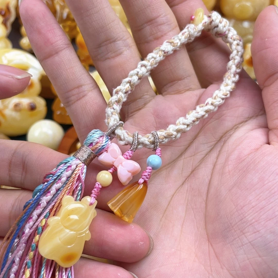 琥珀裸石未镶嵌蜜蜡