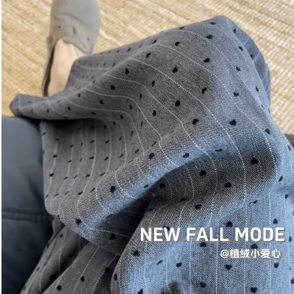 Q秋季小众设计感植绒爱心阔腿裤女高腰显瘦垂感西装百搭时尚休闲