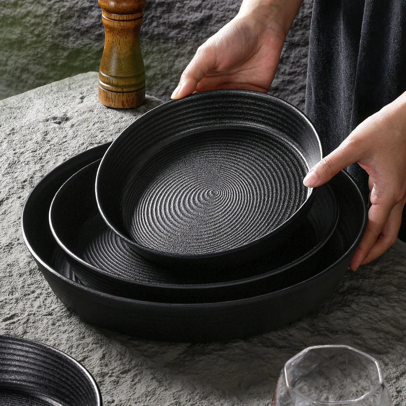 密胺餐具圆形大号小龙虾盘子商用盘仿瓷圆盘麻辣香锅深盘餐盘菜盘