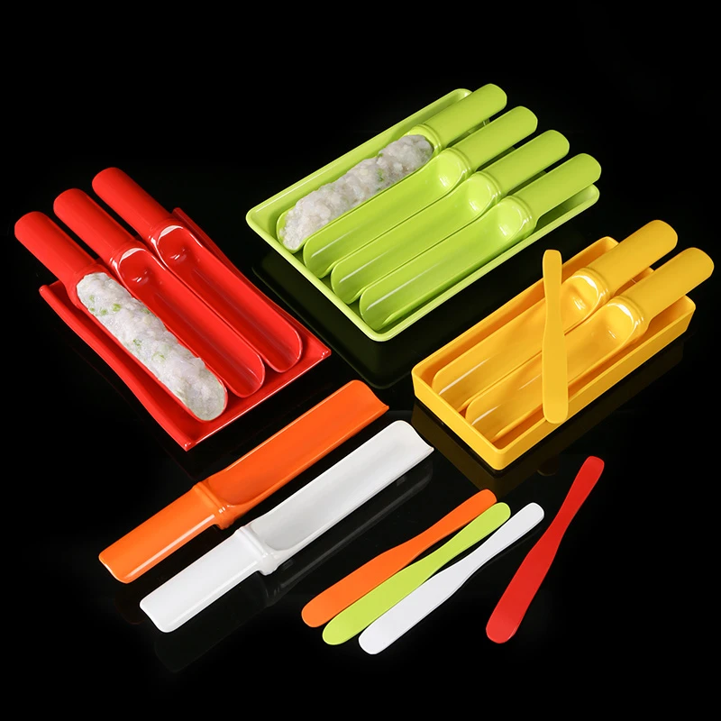 密胺火锅店虾滑模具丸子装盘器商用鱼丸肉圆肉丸子制作器工具创意