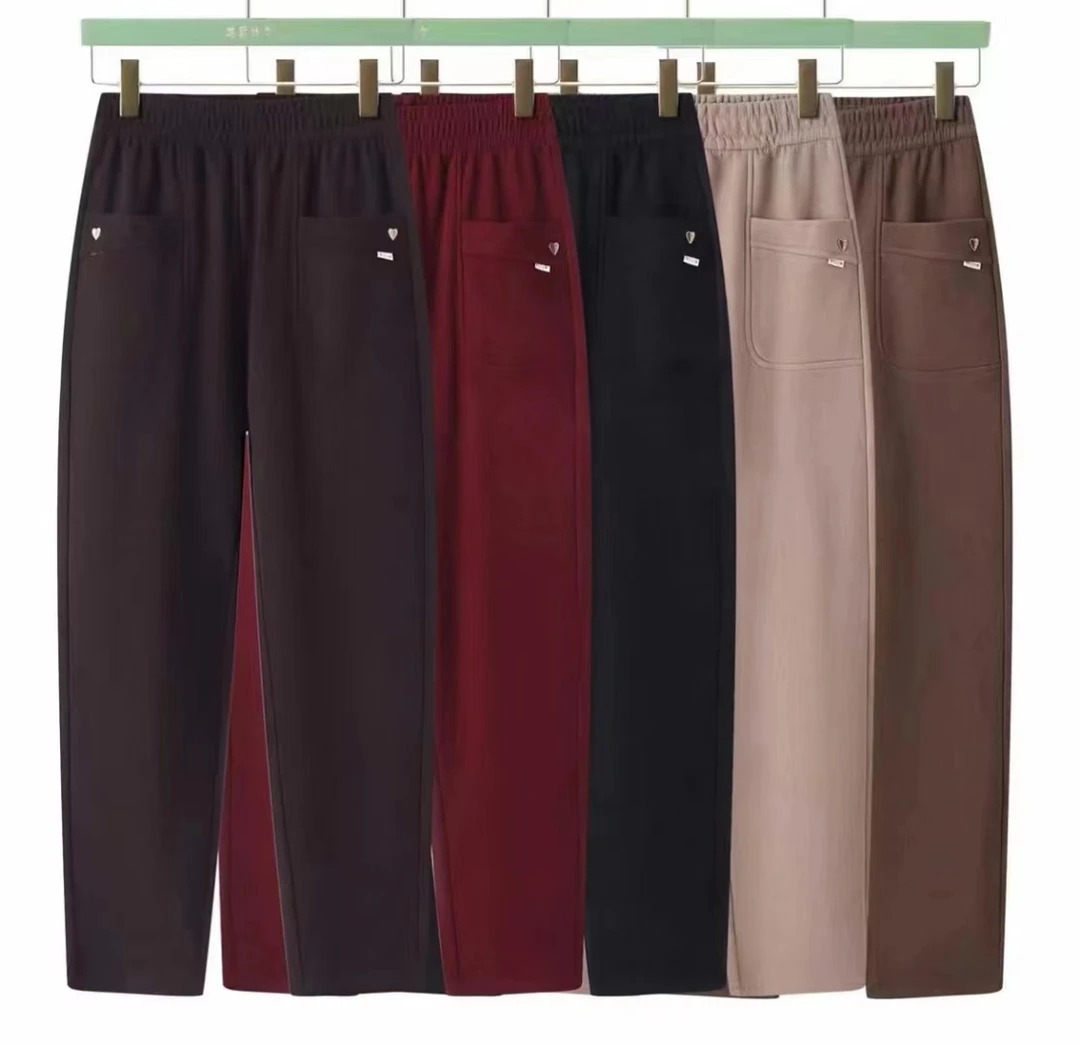 冬款加绒加厚高腰妈妈裤哈伦裤精品上新顶尚长裤女裤休闲