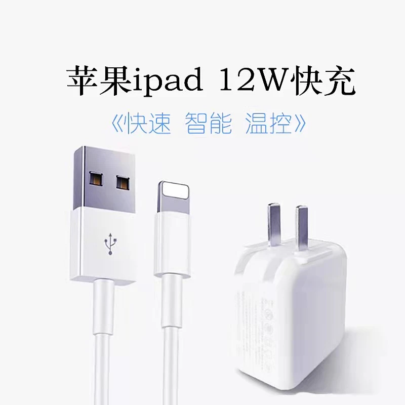 适用于苹果ipad充电器手机平板电脑air2/Pro/mini 12W快充usb插头