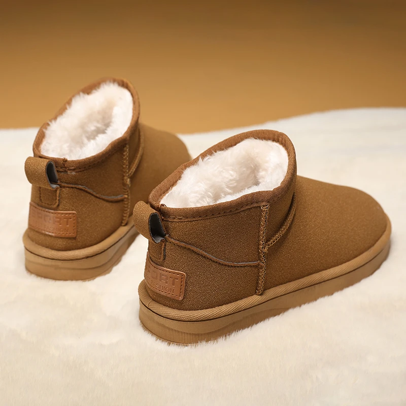 【小扬直播推荐】中帮雪地靴男鞋冬季加厚加绒保暖抗寒短靴情侣款