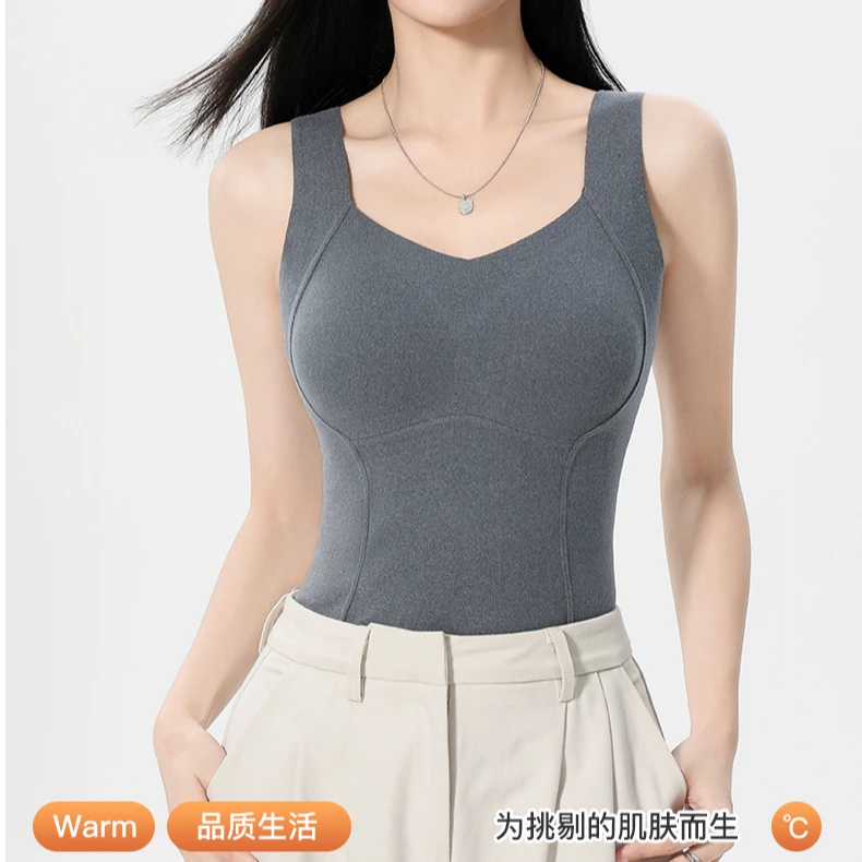 石墨保暖背心无痕收腰款8867