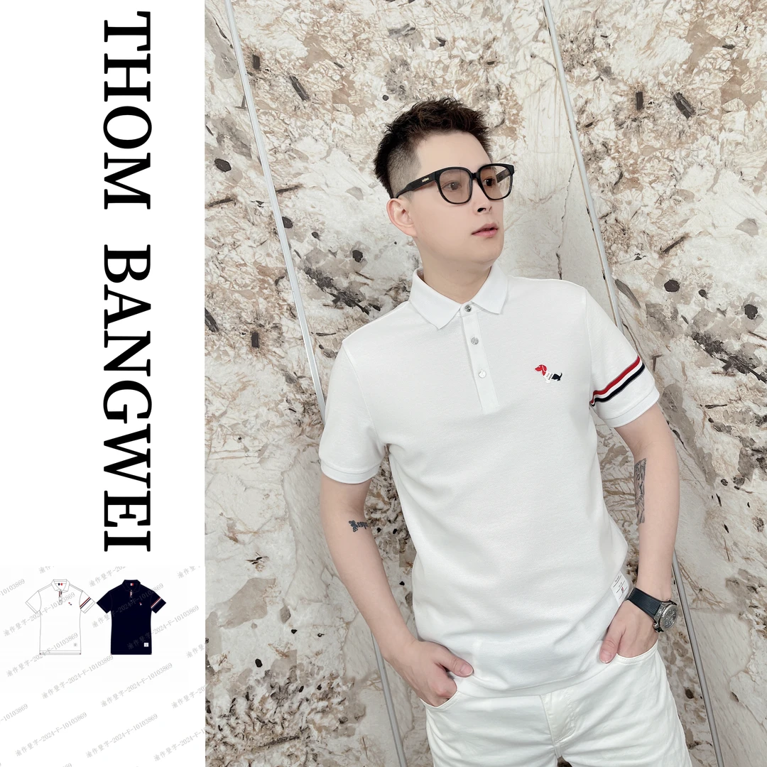 THOM BANGWEI/汤姆帮威男士夏季新款半袖POLO衫轻奢休闲百搭【6】