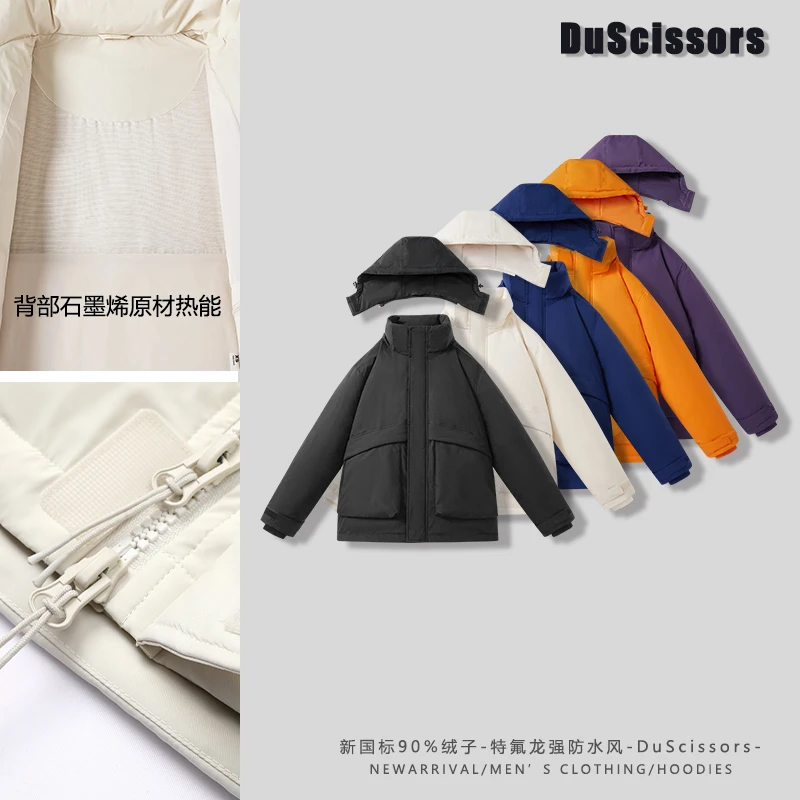 NEW!90%绒子羽绒服 800+超蓬 连帽可立领强防水污 防风超续寒-28℃