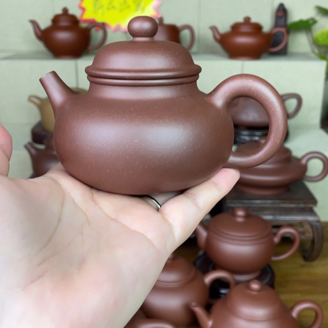 【闪购商品】紫砂茶壶中槽青容天壶～容量：180