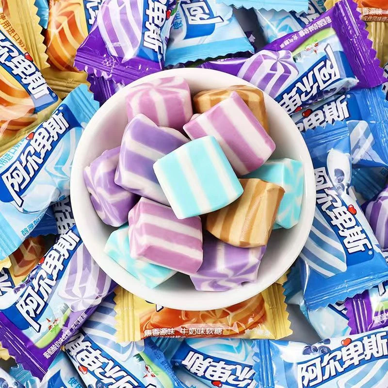 阿尔卑斯软糖混合口味388g/袋混装水果牛奶糖结婚喜糖果零食批发