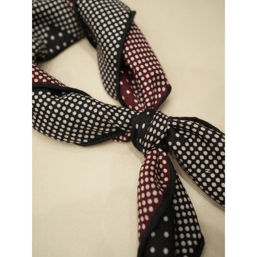 【塞纳午后】双面印花桑蚕丝高级感中古披肩丝巾