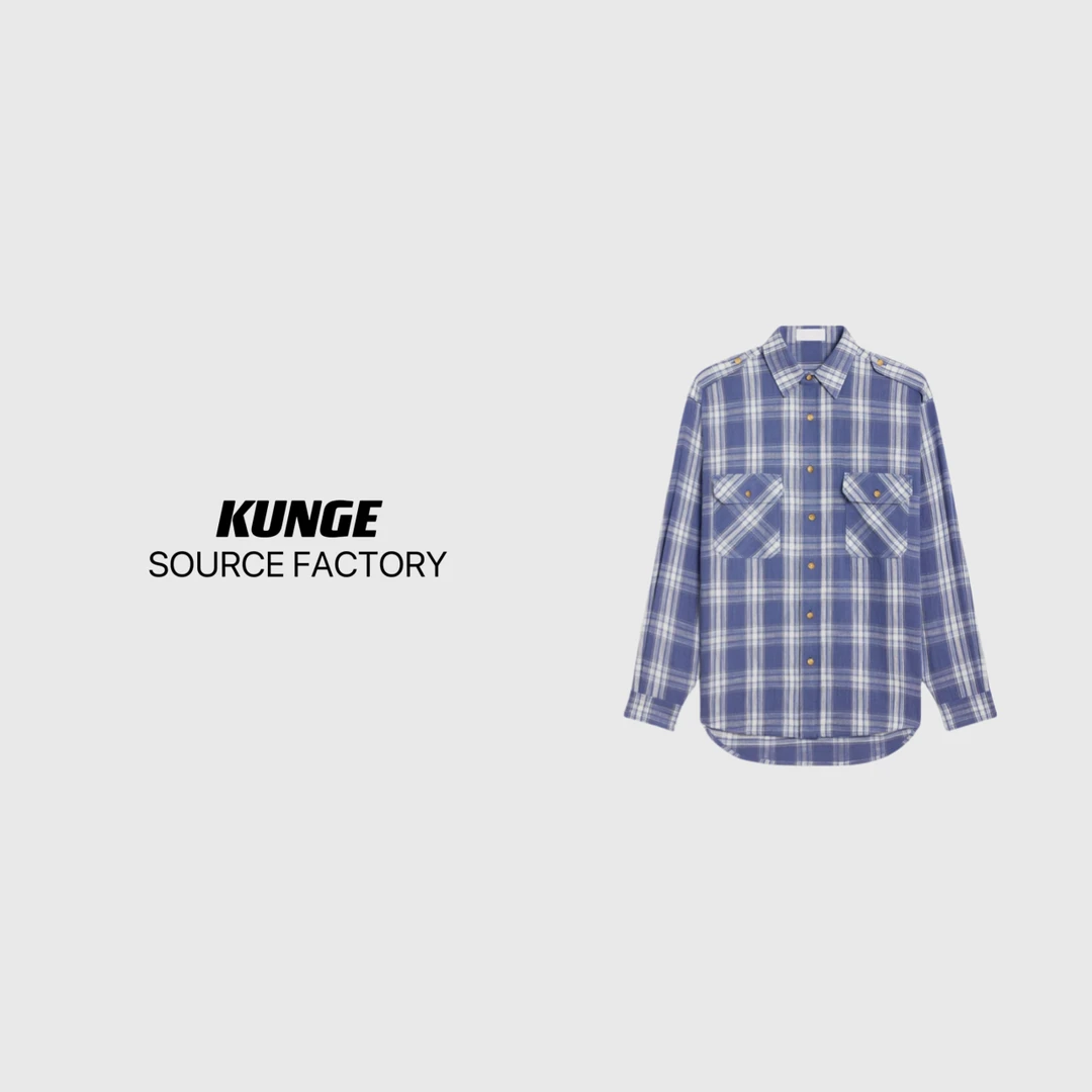 KUNGE 春秋长袖蓝色时尚休闲潮流秋冬秋季-8478