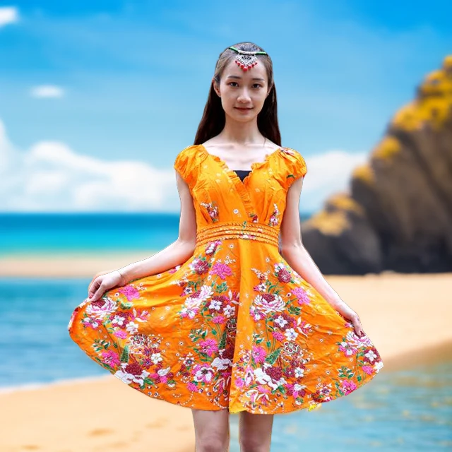 泰国手工钉珠短大摆性感收腰显瘦夏季时尚修身夜场女装连衣裙亮片