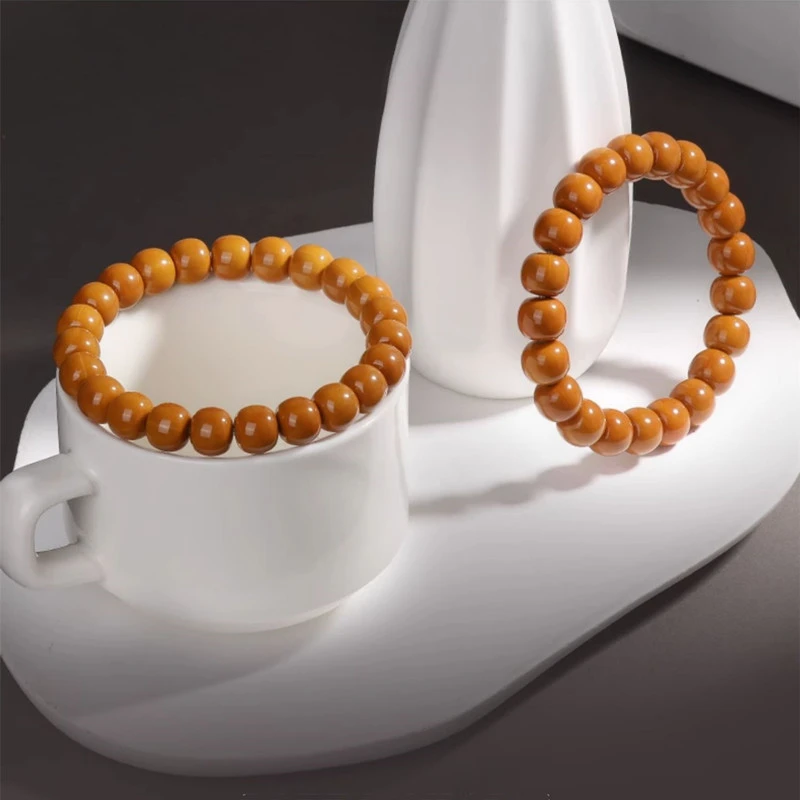 天然猴头9*10mm手串正圆直切手捻核桃单圈文玩男女士手串手链