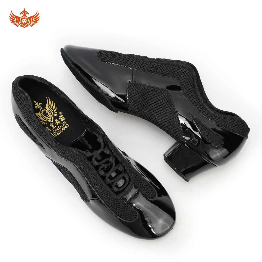 英皇舞霸成人男士拉丁舞鞋教师鞋男童练功跳舞鞋国标2024新款舞鞋