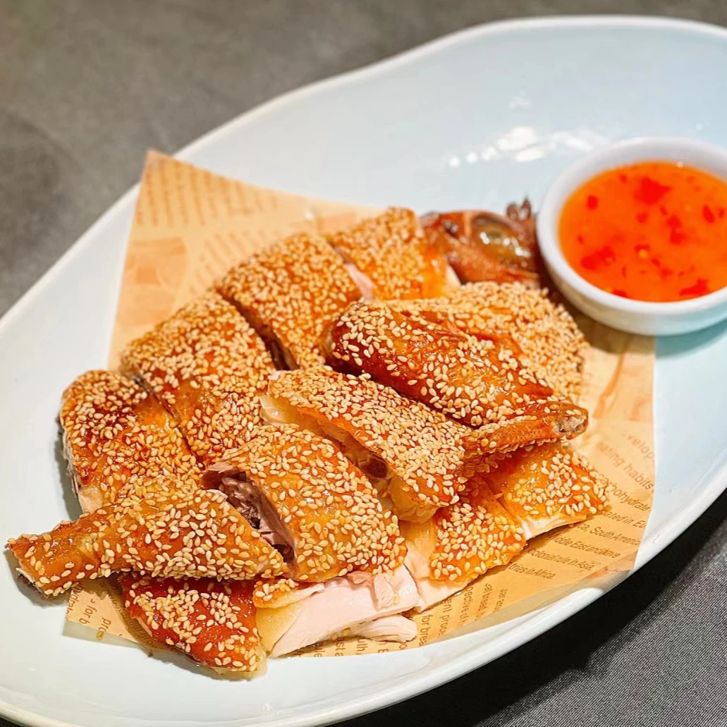 芝麻脆皮烧鸡教程定制卡片