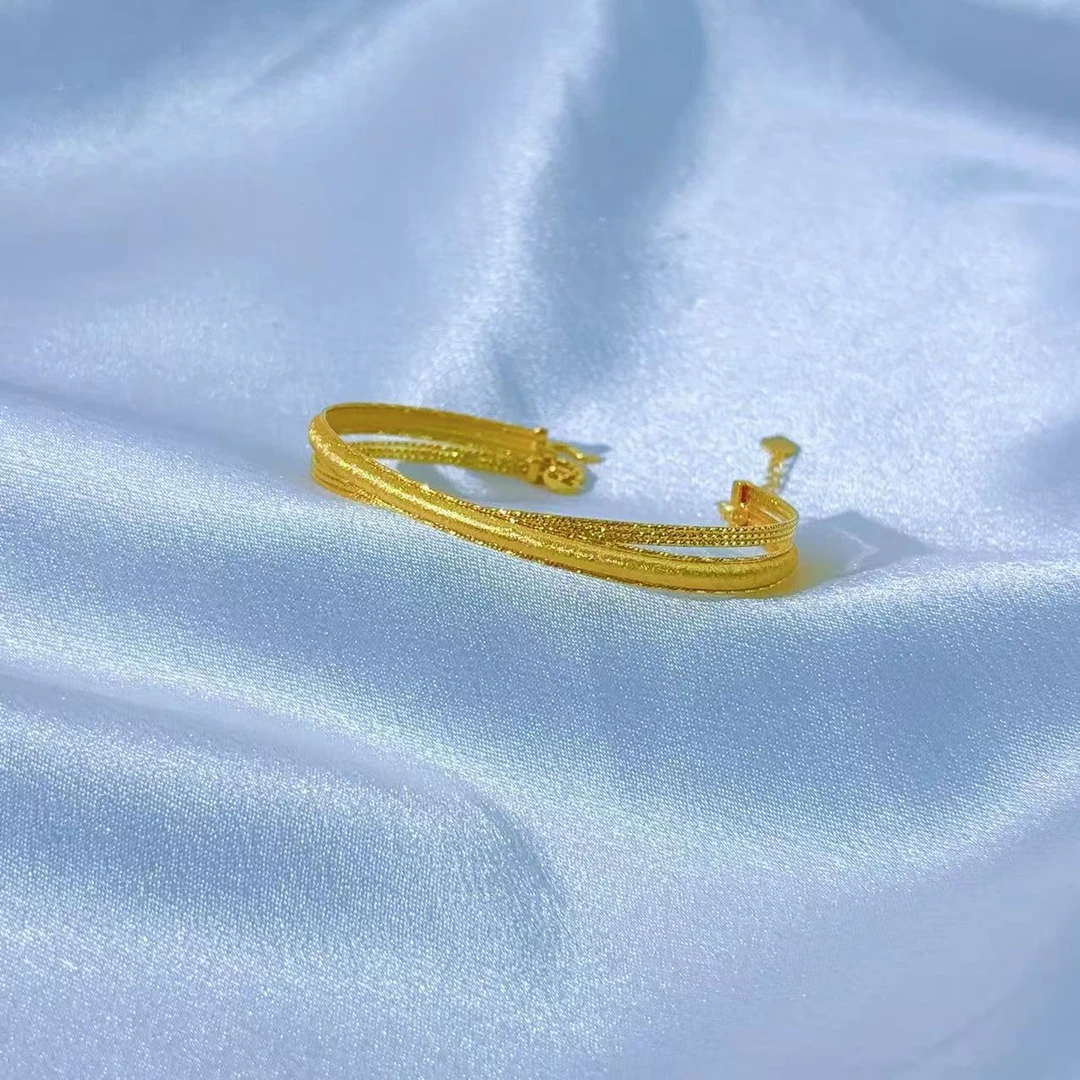 【伟新源】足金999 5G工艺 X款镯链11.3克