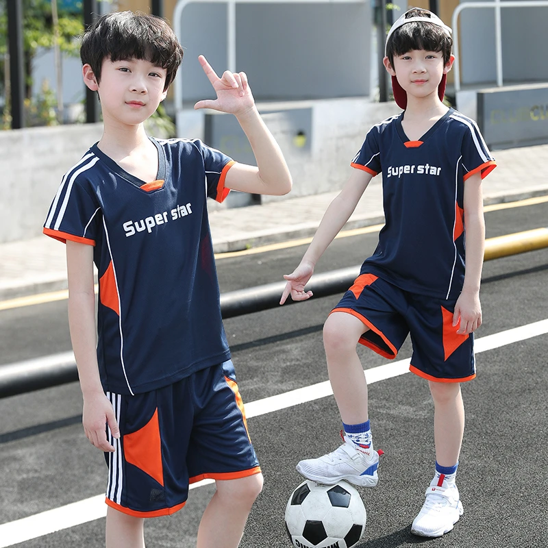 男童套装夏装2024新款儿童运动夏天中大童装夏季速干足球衣服帅气