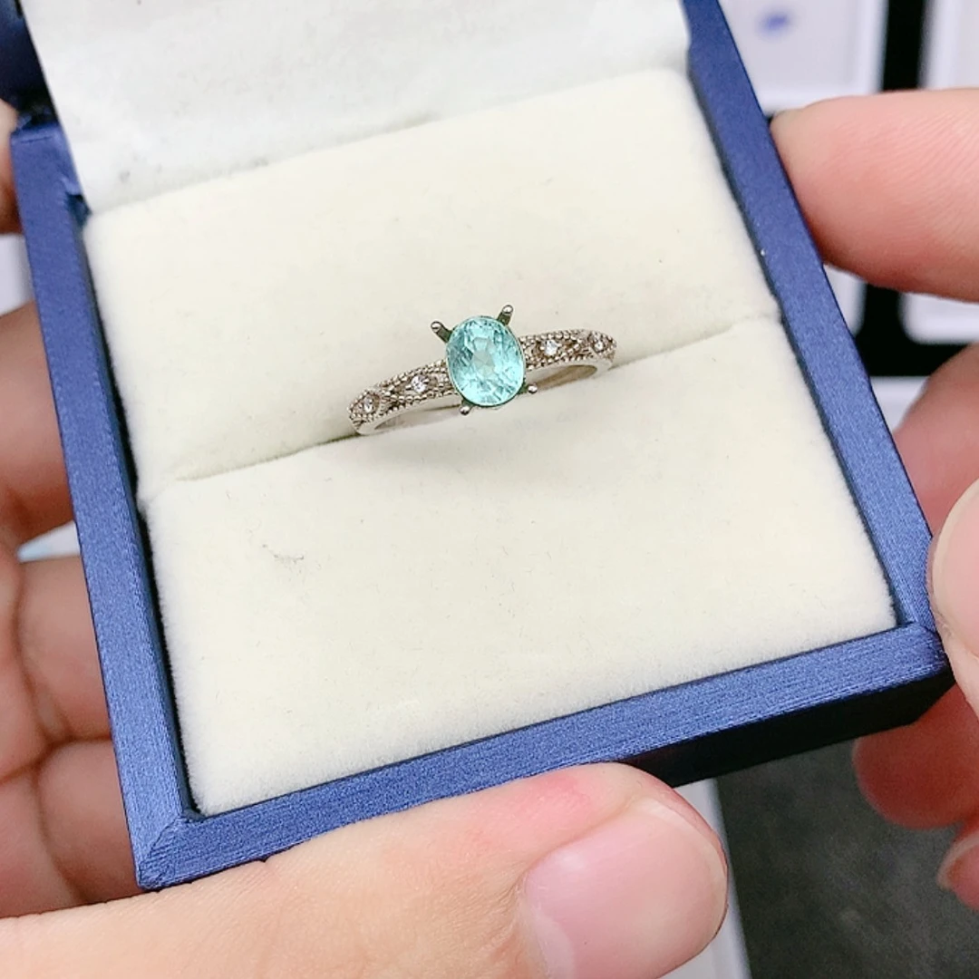 【闪购商品】碧玺戒指银S925镶嵌