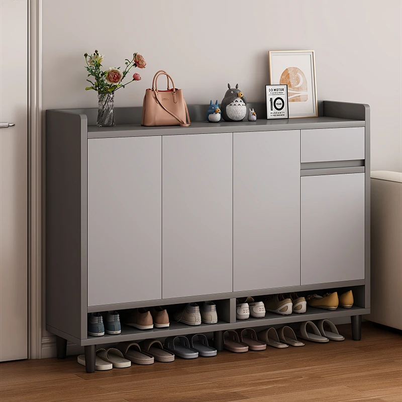 实木鞋柜家用门口大容量客厅入户门进门阳台室内简约玄关小鞋架子