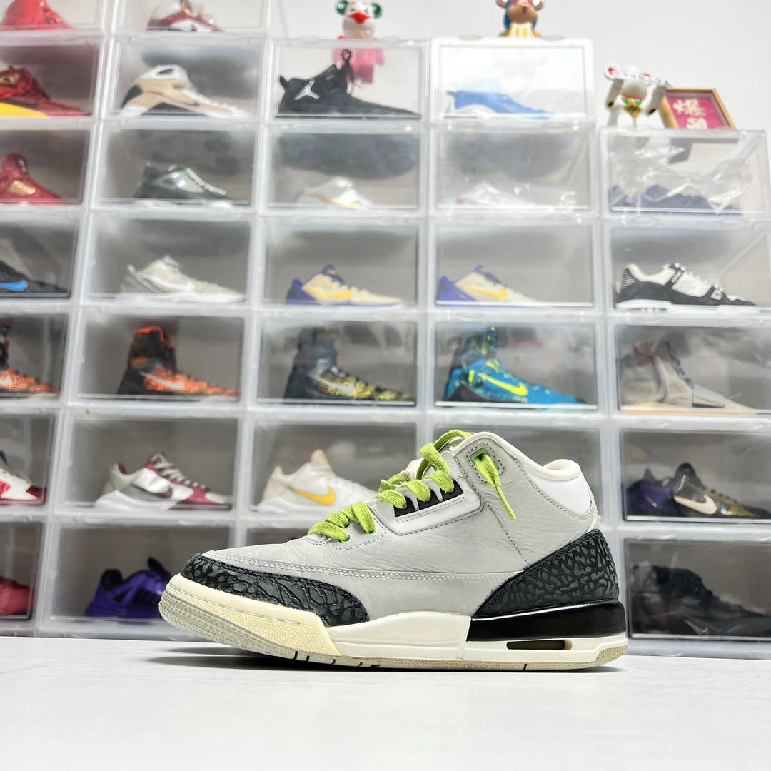 40码 aj3 灰绿 9新 公价1899 复古球鞋 中古潮鞋