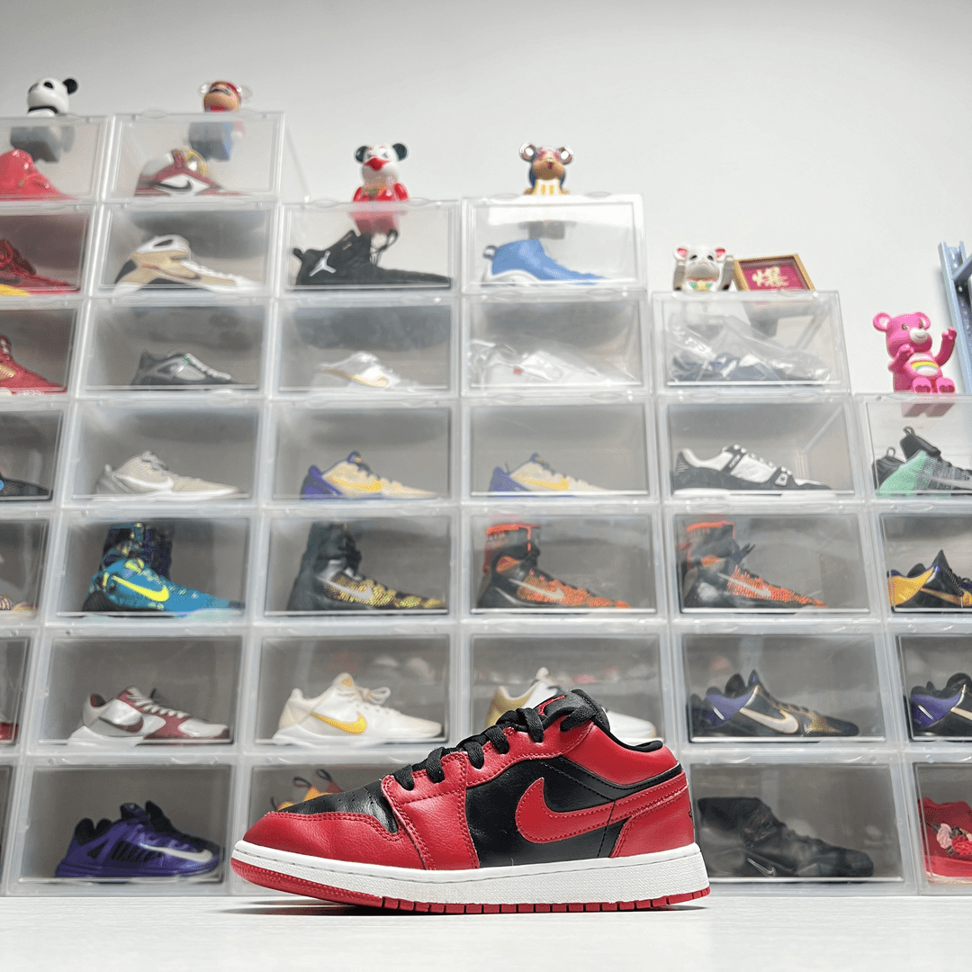 38.5码 aj1 Low 反转 黑红 95新 公价859 板鞋 中古潮鞋 时尚