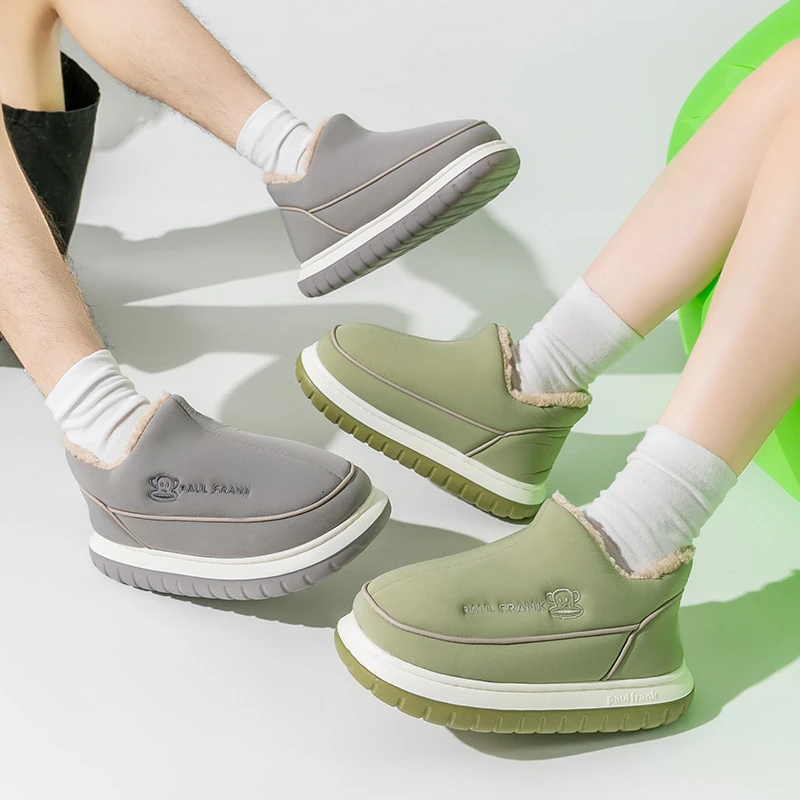 【镇店之宝】大嘴猴情侣棉鞋65504秋冬保暖防滑女月子鞋包跟棉拖鞋