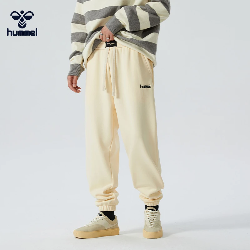 HUMMEL【加绒可选】秋冬休闲裤运动卫裤男女情侣款基础版束脚长裤